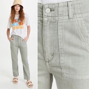 NWT Joe’s The 90’s High Rise Sea Grass Green Straight Leg Utility Pant Size 31